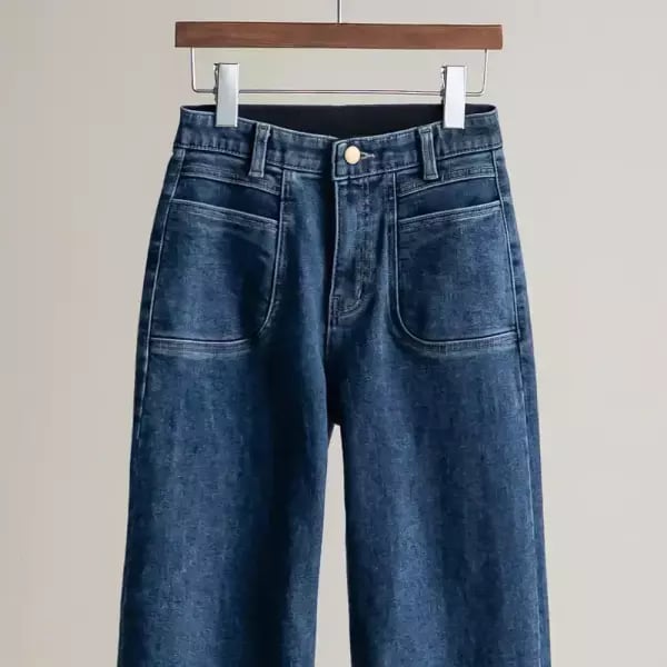 jins 일자 와이드 기모데님 데님DDP62