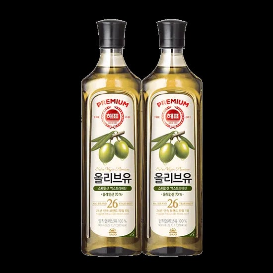 압착 올리브유 900ml x 2