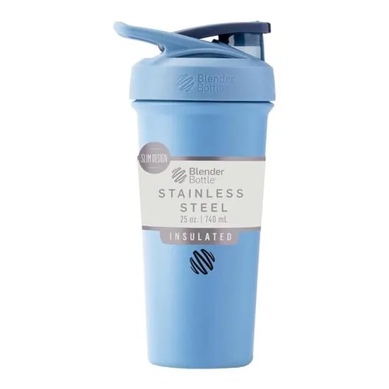 블렌더보틀 스트라다 슬릭 스테인레스 보틀 740ml 더스티블루