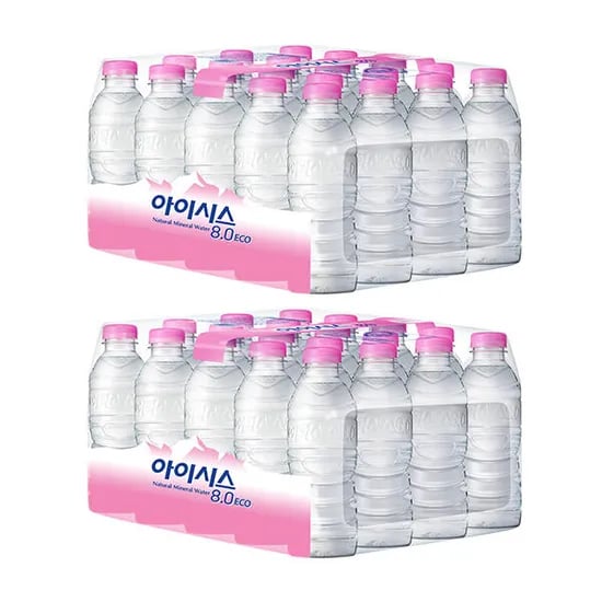 아이시스 8.0 무라벨 300ml 40개