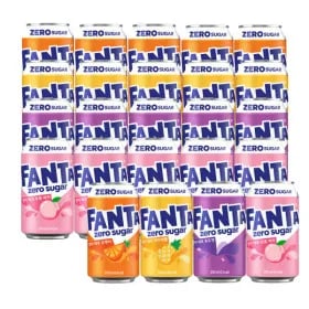 환타 제로 오렌지 파인 포도 피치 350ml 24캔