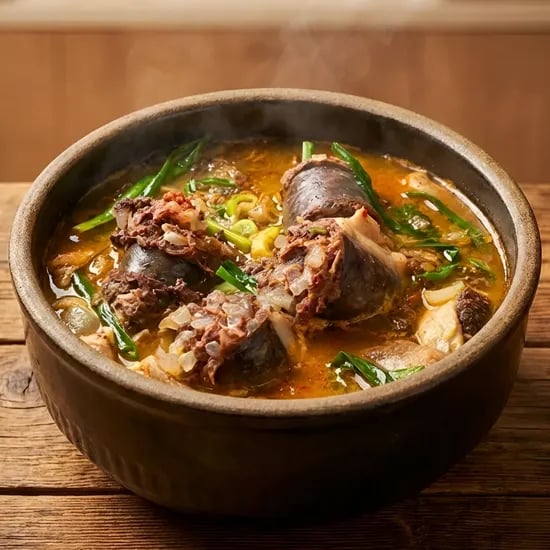 유비푸드 얼큰 병천식 순대국 640g 5팩