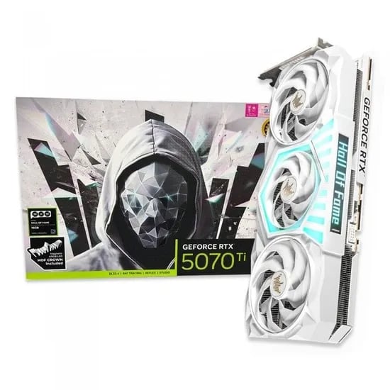 갤럭시 GALAX 지포스 RTX 5070 Ti HOF GAMING D7 16GB VGA 그래픽카드