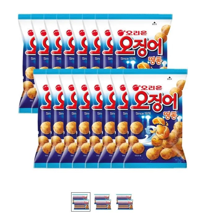 오리온 오징어땅콩 98g x 16개