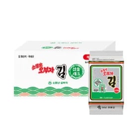 소문난오부자 재래도시락김5g 54봉 (14,700원/무료 배송)