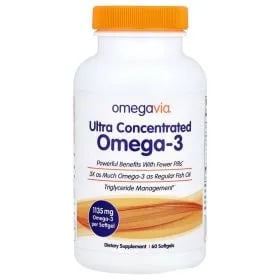 오메가비아 고농축 오메가3 1135mg 소프트젤 60정 (37,370원/무료 배송)