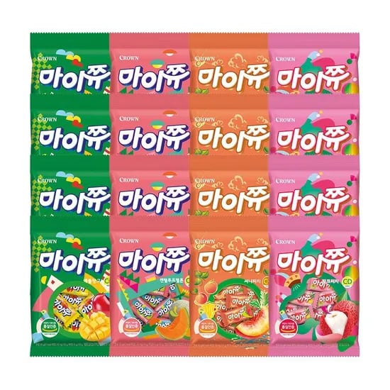 크라운 마이쮸 100g 4종 12봉 (삼성월렛14,680) (무료)