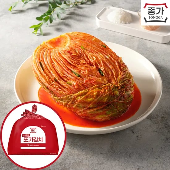 종가 일상행복 포기김치 배추김치 10kg