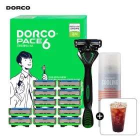 도루코 페이스6 면도기세트 날 폼 면도기 메가 아아