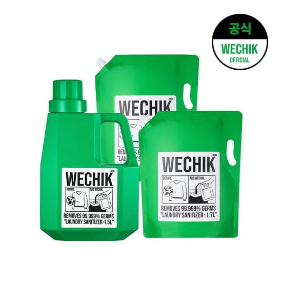 위칙 소독 섬유유연제 1.5L 1개 리필 1.7L 2개