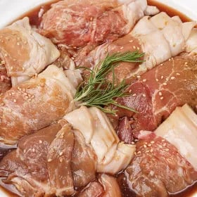 돼지불고기 제주 흑돼지 간장불고기 1.2kg + 1.2kg 총 2.4kg