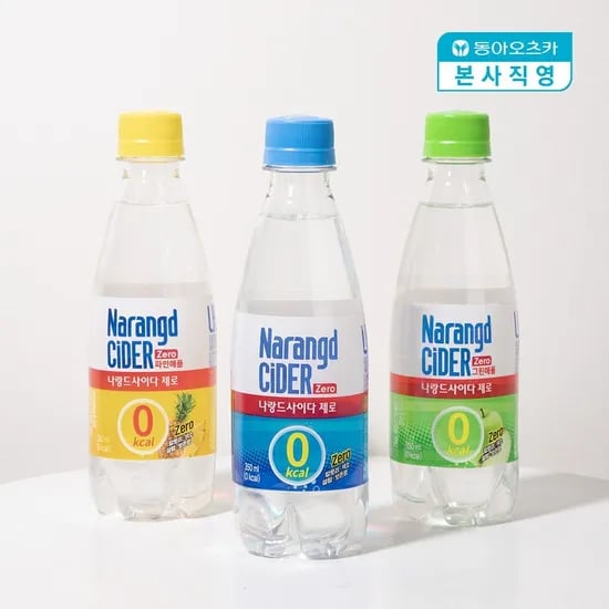 나랑드사이다 제로 350ml 20입 (농협10,760원/무료 배송)