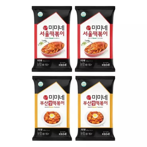 미미네 서울떡볶이 2봉 + 부산떡볶이 2봉 (8인분) (12,940원) (무료)