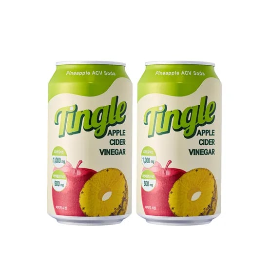 팅글 애사비소다 파인애플 350ml x 24개 (15,900원) (무배)
