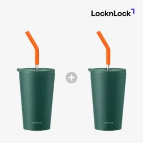 락앤락 데일리 스텐 스트로우 텀블러 400ml 1+1 (31,620원/무배)