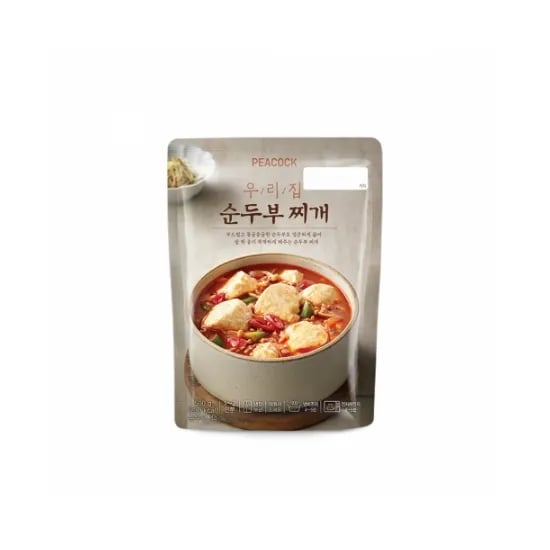 피코크 우리집 순두부찌개 500g 5팩