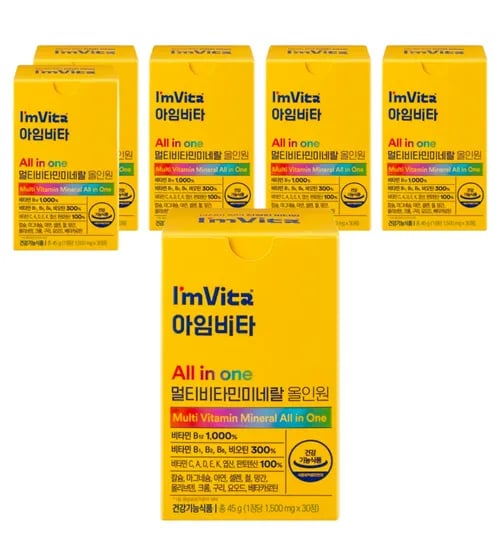 아임비타 멀티비타민 미네랄 올인원 30정 x 6개 (30,000원) (0원)