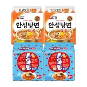 배홍동 8입 +안성탕면 10입(총18봉) (11,340원) (무료)