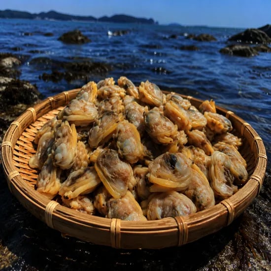 국내산 손질 생물바지락 500g (15,200원) (무료)