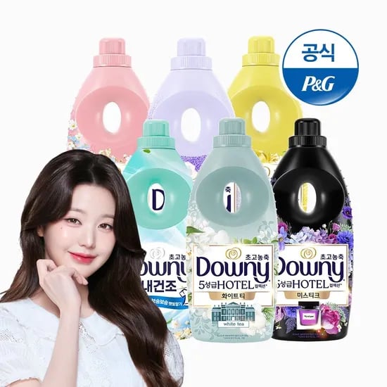 다우니 초고농축 섬유유연제 실내건조 클린 1L 6개 (29,870원) (무료)