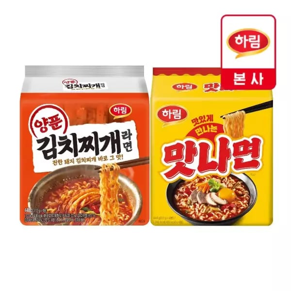 양푼김치찌개 2팩(8입)+ 맛나면 2팩(8입)+임박 메밀소바 (15290원,무료배송)