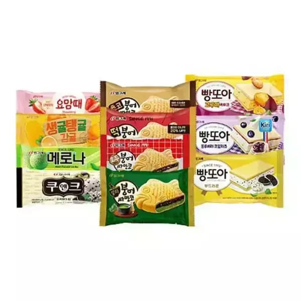 붕어싸만코, 빵또아 12개 + 바 아이스크림 20개 (22,500원/무료 배송)