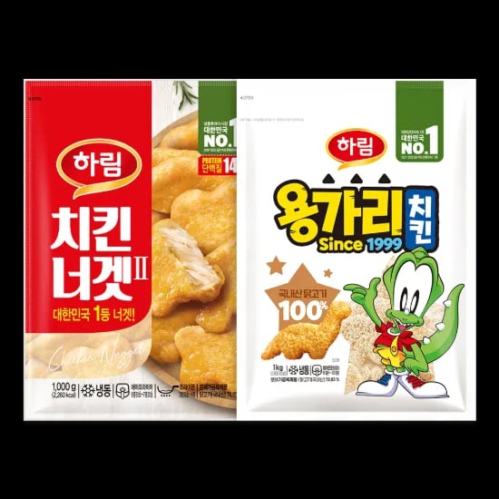 용가리치킨 1kg 1봉 + 치킨너겟2 1kg 1봉 토스페이 (18,360원) (무료)