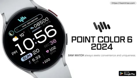 종료 [WearOS] SamWatch PointColor 6 2024 일시 무료