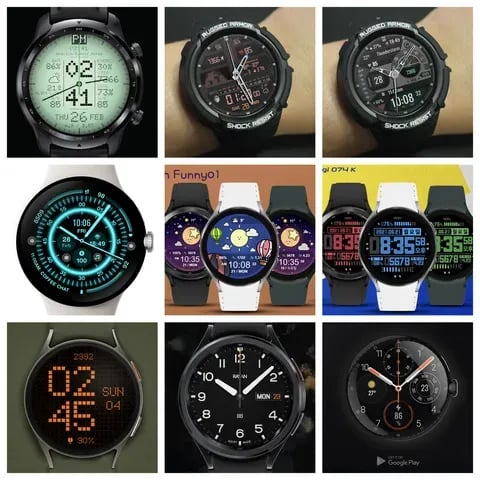 종료 [WearOS] Data Core Watch Face외 몇 종 일시 무료