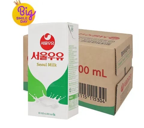 멸균우유 1000ml x 10입 (1박스) 15,900원