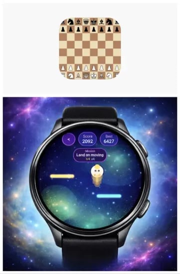 Hopzi Chess Watch and Phone 다양 색상 1개
