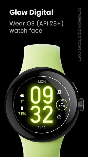 Glow Digital Watch face 외 다양, 일시 1개, 가격 99,000원