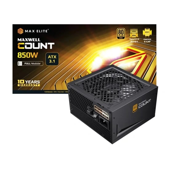 맥스엘리트 MAXWELL COUNT 850W 80PLUS골드 풀모듈러 ATX3.1 등 다수