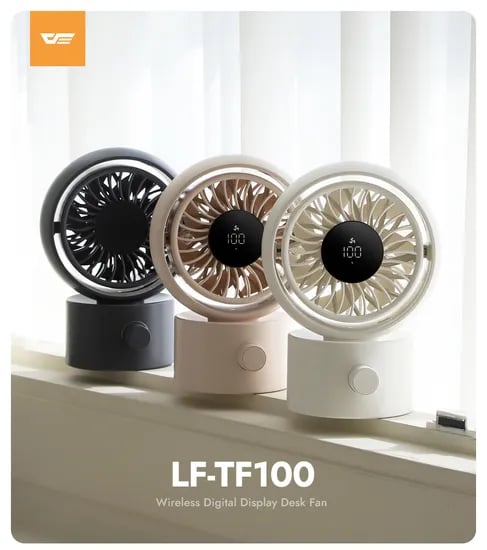 다크플래쉬, 탁상용 무선 선풍기 LF-TF100 (19,900원/3,000원)