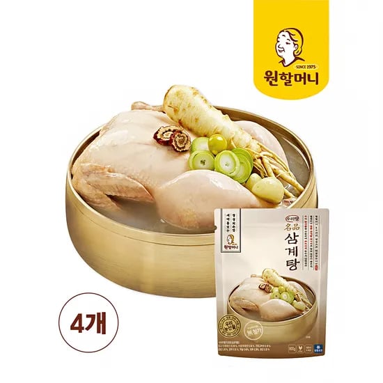원할머니 명품 삼계탕 800g X 4개 복날 초복 중복 보양식 800g 4팩 (31,500원 / 무료)