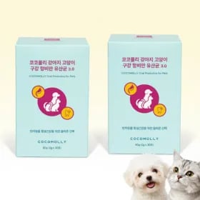 코코몰리 강아지 고양이 구강 항비만 올인원 유산균 2g 60포