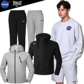 에버라스트 NASA 긴바지 조거팬츠 반바지 반팔 맨투맨 외 다양