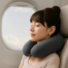 여행용 목쿠션 목베개 케이스 포함