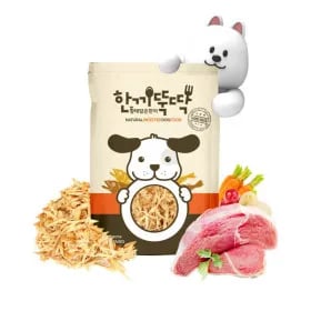 한끼뚝딱 강아지 애견 습식 사료 황태와 소고기 3kg