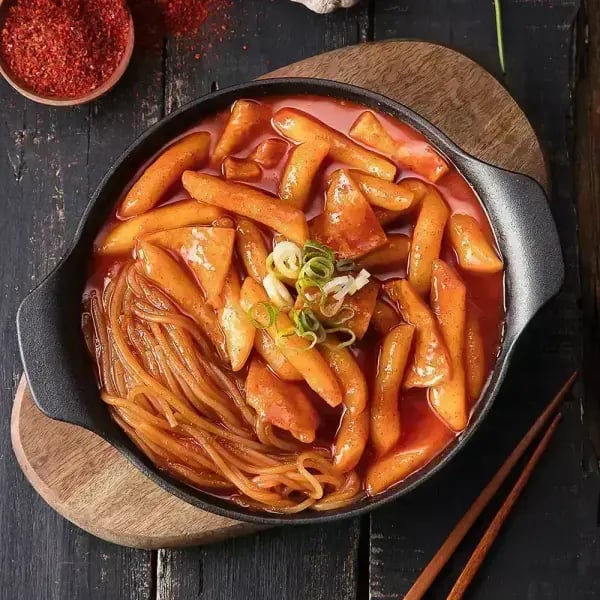 옥이네 떡볶이&쫄볶이 4팩 튀김만두 김말이 분식 골라담기