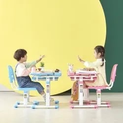높이조절 어린이책상의자세트
