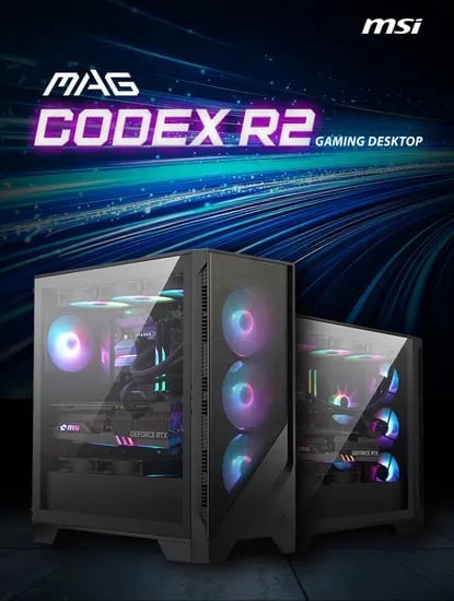 MSI MAG Codex R2 i5 14400F RTX 5060 Ti 32GB M.2 1TB