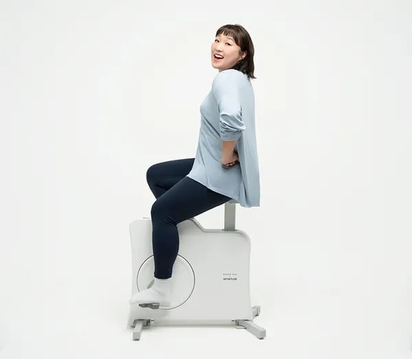 스포틀러 원더바이크 이수지 접이식 실내자전거