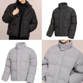 겨울 웰론 푸퍼 숏패딩 S-5XL