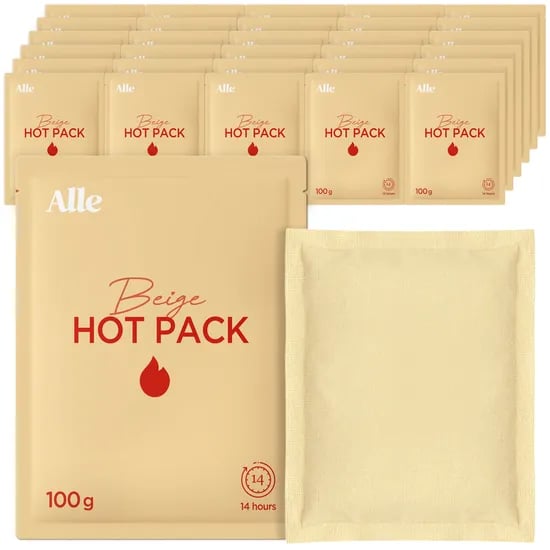 알레 베이지 핫팩 포켓 깔창 대용량 군용 발핫팩 손난로 30개 100g