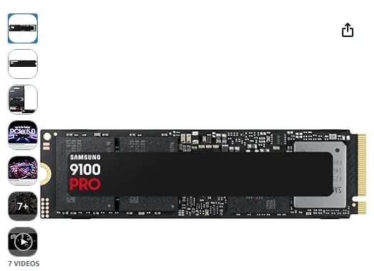 삼성 SSD 9100 PRO 2TB PCIe 5.0