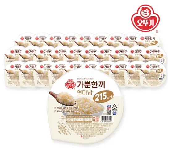 오뚜기 가뿐한끼 현미밥 150g 30개 1박스