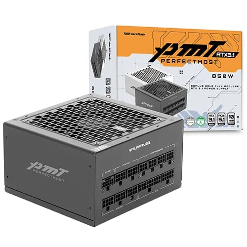 다크플래쉬 퍼펙트모스트 850W 80PLUS골드 풀모듈러 ATX3.1 파워서플라이