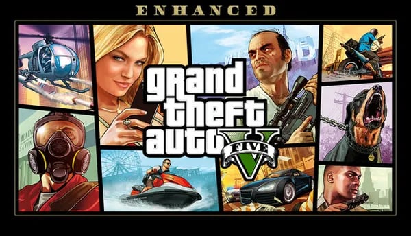 Grand Theft Auto V Enhanced 50% 할인 - Product name: Grand Theft Auto V, Additional components: None, Brand: None, Model name: None, Event name and period: None, Key options: None, Quantity information: None, Price: 50% 할인