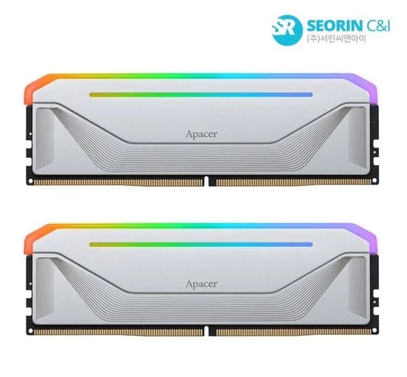 Apacer DDR5-6000 CL38 NOX RGB SILVER 패키지 (32GB(16Gx2)(서린)